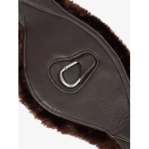 LeMieux Arika Simuwool Contoured Long Girth  - Brown in Brown