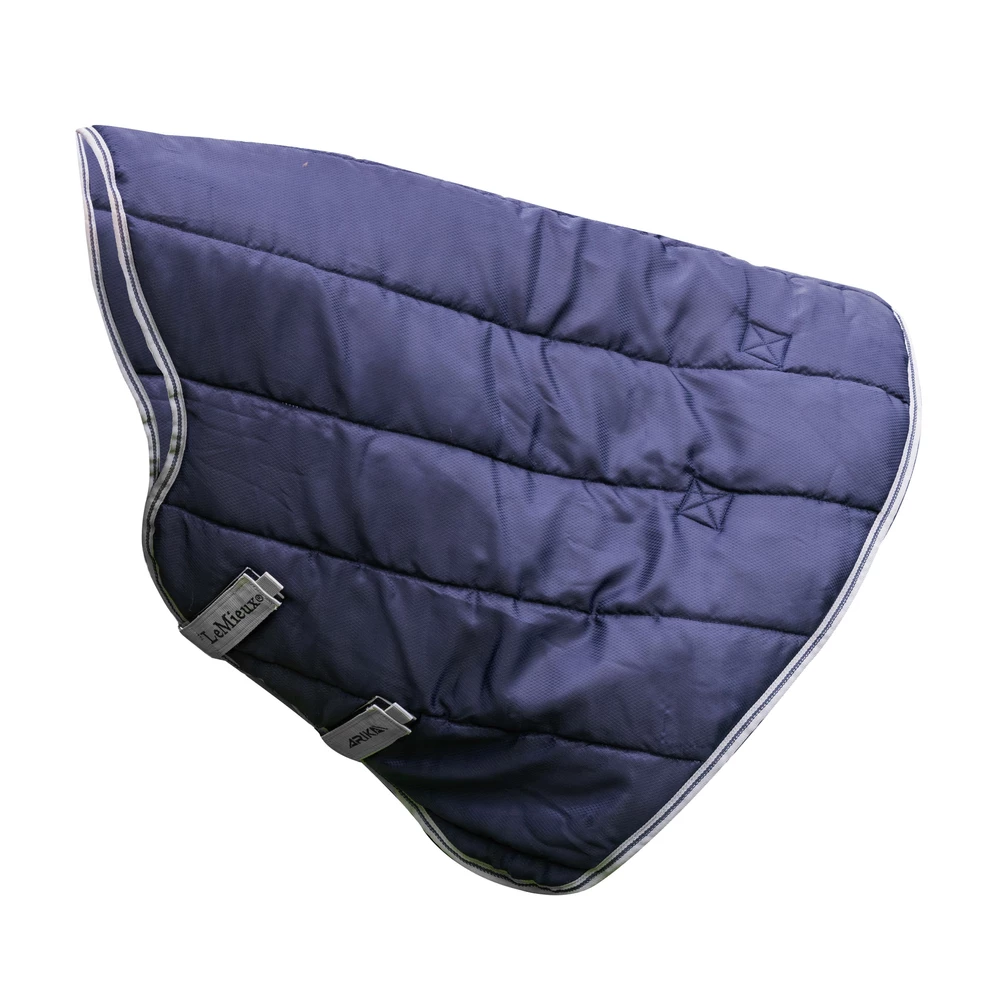 LeMieux Arika Stable-Tek Neck Cover 100g (New Trim)- Navy in Navy