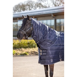 LeMieux Arika Stable-Tek Neck Cover 100g (New Trim)- Navy 
