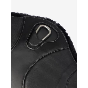 LeMieux Arika Simuwool Contoured Long Stud Girth  - Black in Black
