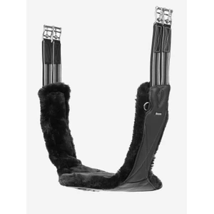 LeMieux Arika Simuwool Contoured Long Stud Girth  - Black in Black