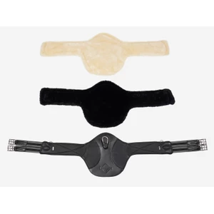 LeMieux Arika Simuwool Contoured Long Stud Girth  - Black in Black