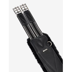 LeMieux Arika Simuwool Contoured Long Stud Girth  - Black in Black