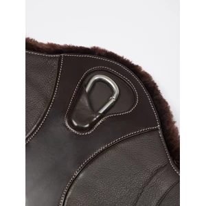 LeMieux Arika Simuwool Contoured Long Stud Girth  - Brown 