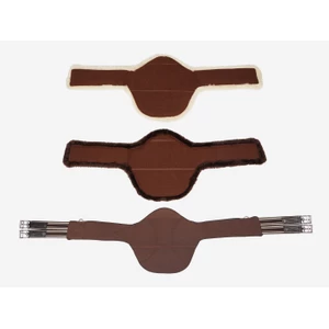 LeMieux Arika Simuwool Contoured Long Stud Girth  - Brown in Brown