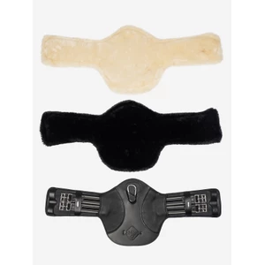 LeMieux Arika Simuwool Contoured Short Stud Girth  - Black in Black