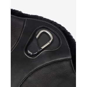 LeMieux Arika Simuwool Contoured Short Stud Girth  - Black 