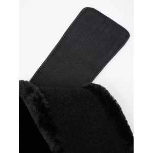 LeMieux Arika Simuwool Contoured Short Stud Girth  - Black in Black