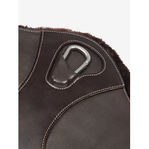 LeMieux Arika Simuwool Contoured Short Stud Girth  - Brown 