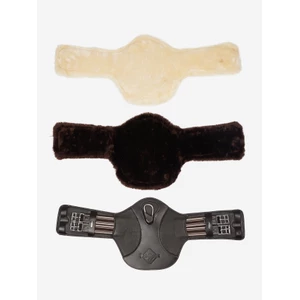 LeMieux Arika Simuwool Contoured Short Stud Girth  - Brown in Brown