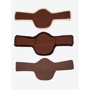 LeMieux Arika Simuwool Contoured Short Stud Girth  - Brown in Brown