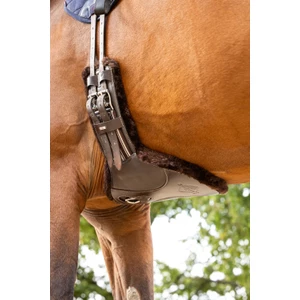 LeMieux Arika Simuwool Contoured Short Stud Girth  - Brown in Brown