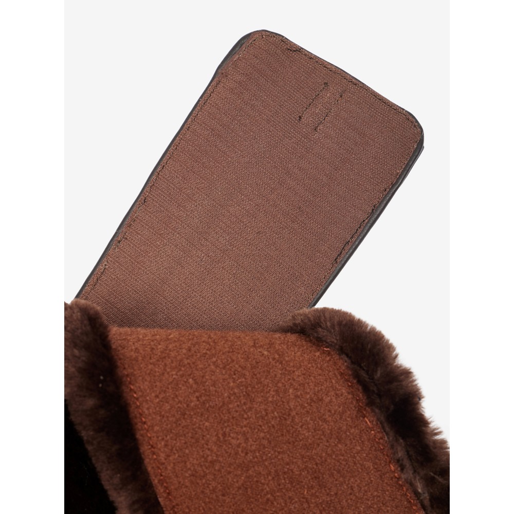 LeMieux Arika Simuwool Contoured Short Stud Girth - Brown