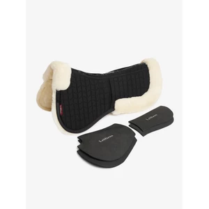 LeMieux Merino+ ProSorb 2 Pocket Half Pad - Black/Natural in Black/Natural