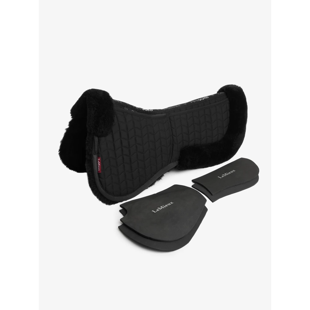 LeMieux Merino+ ProSorb 2 Pocket Half Pad / - Black in Black