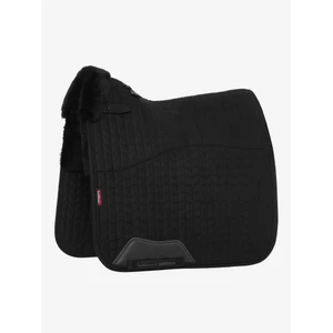 LeMieux Merino+ Half Lined Suede Dressage Square  / - Black in Black