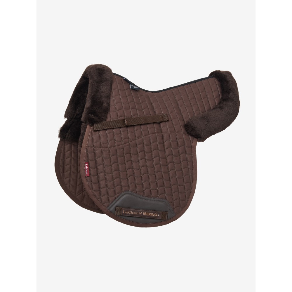LeMieux Merino+ Half Lined GP Numnah / - Brown