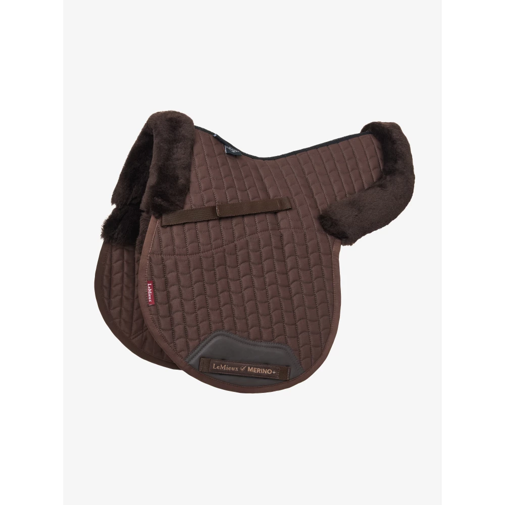 LeMieux Merino+ Half Lined GP Numnah  / - Brown in Brown