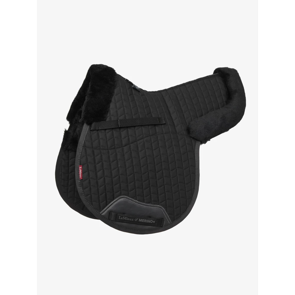 LeMieux Merino+ Half Lined GP Numnah  / - Black in Black