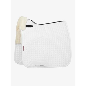 LeMieux Merino+ Half Lined Dressage Square  - White/Natural in White/Natural