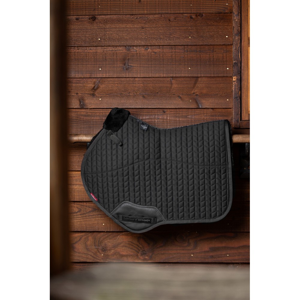 LeMieux Merino+ Half Lined Close Contact Square / - Black