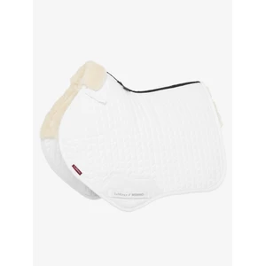 LeMieux Merino+ Half Lined Close Contact Square  - White/Natural in White/Natural