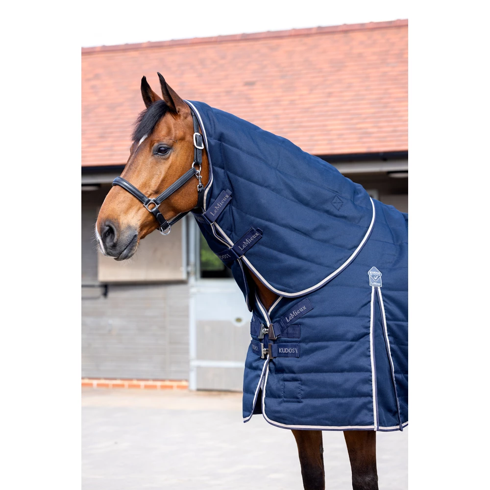 LeMieux Kudos Stable Neck Cover 100g  - Navy in Navy