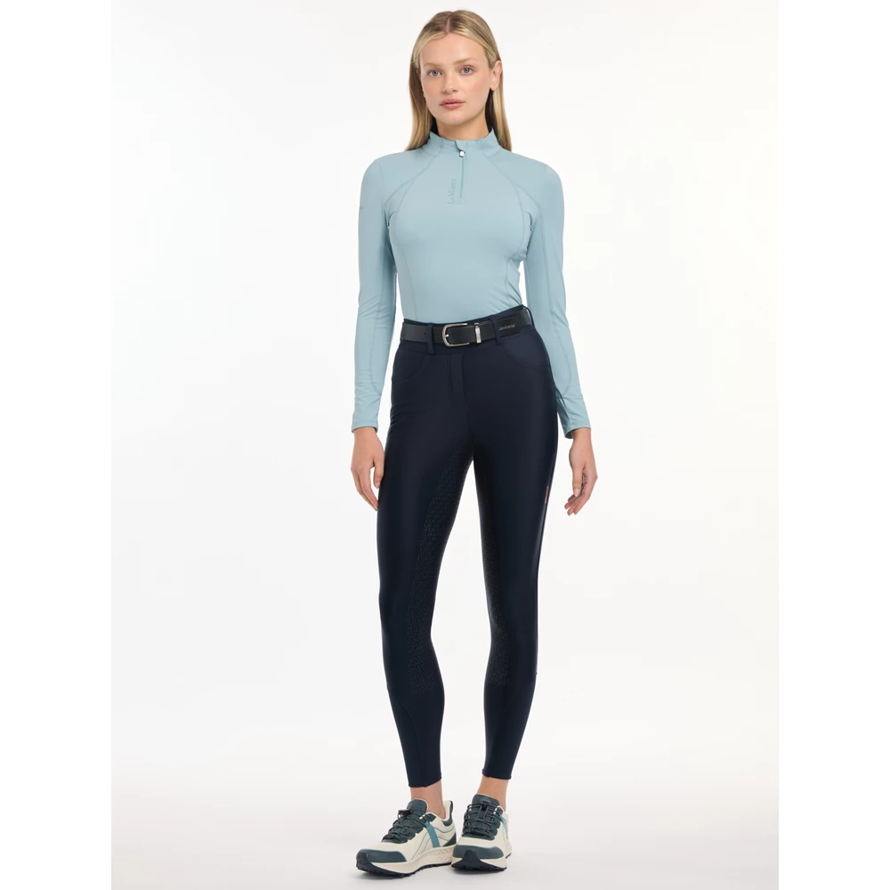 LeMieux Demi Pull On Breggings  - Navy in Navy