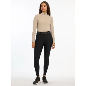 LeMieux Drytex Waterproof Breeches Knee Grip  - Black in Black