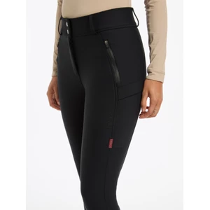 LeMieux Drytex Waterproof Breeches Knee Grip  - Black in Black
