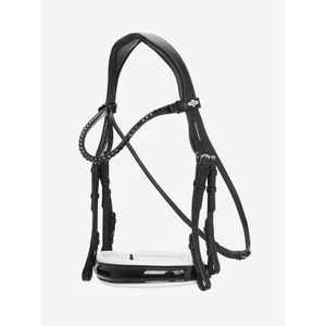 LeMieux Kudos Double Bridle  - Black/White 