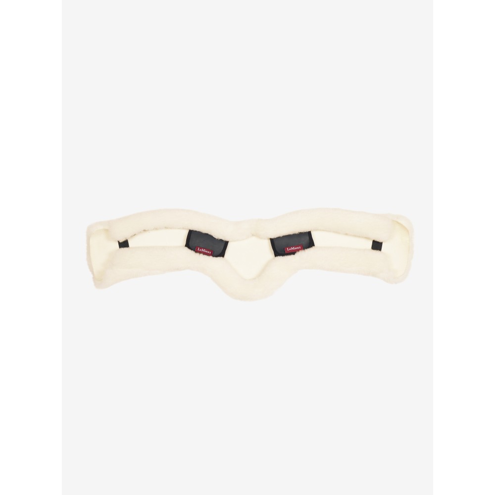 LeMieux Merino+ Anatomic Dressage Girth Cover  - Natural 