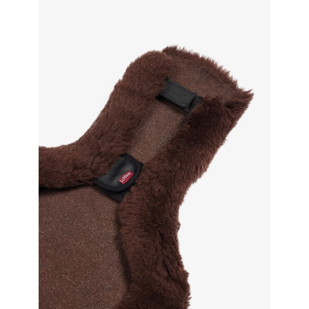 LeMieux Merino+ Anatomic Short Stud Girth Cover  - Brown in Brown