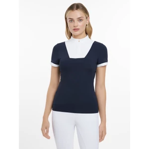 LeMieux Sophia Short Sleeve Show Shirt  - Navy 