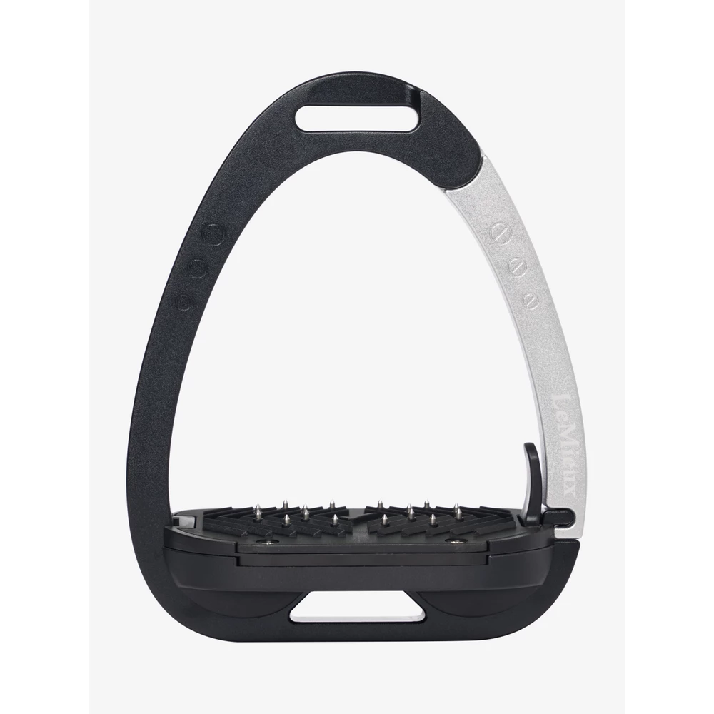 LeMieux Vector Balance Stirrup  - Black/Aluminium in Black/Aluminium