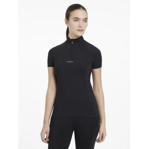LeMieux Mia Mesh Short Sleeve Base Layer  - Black in Black