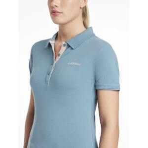 LeMieux Classique Polo Shirt  - Ice Blue in Ice Blue