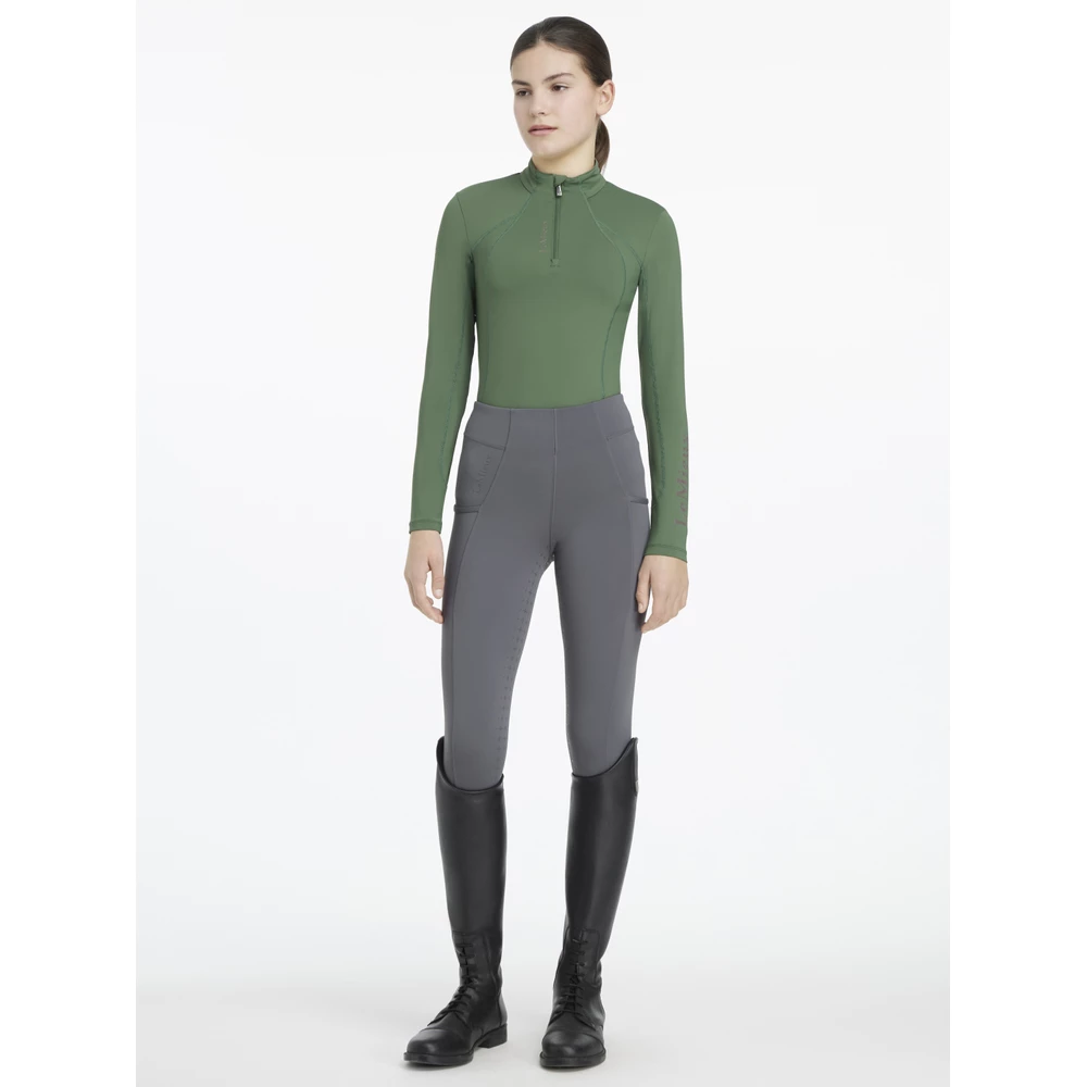 LeMieux Young Rider Classique Base Layer  - Hunter Green in Hunter Green