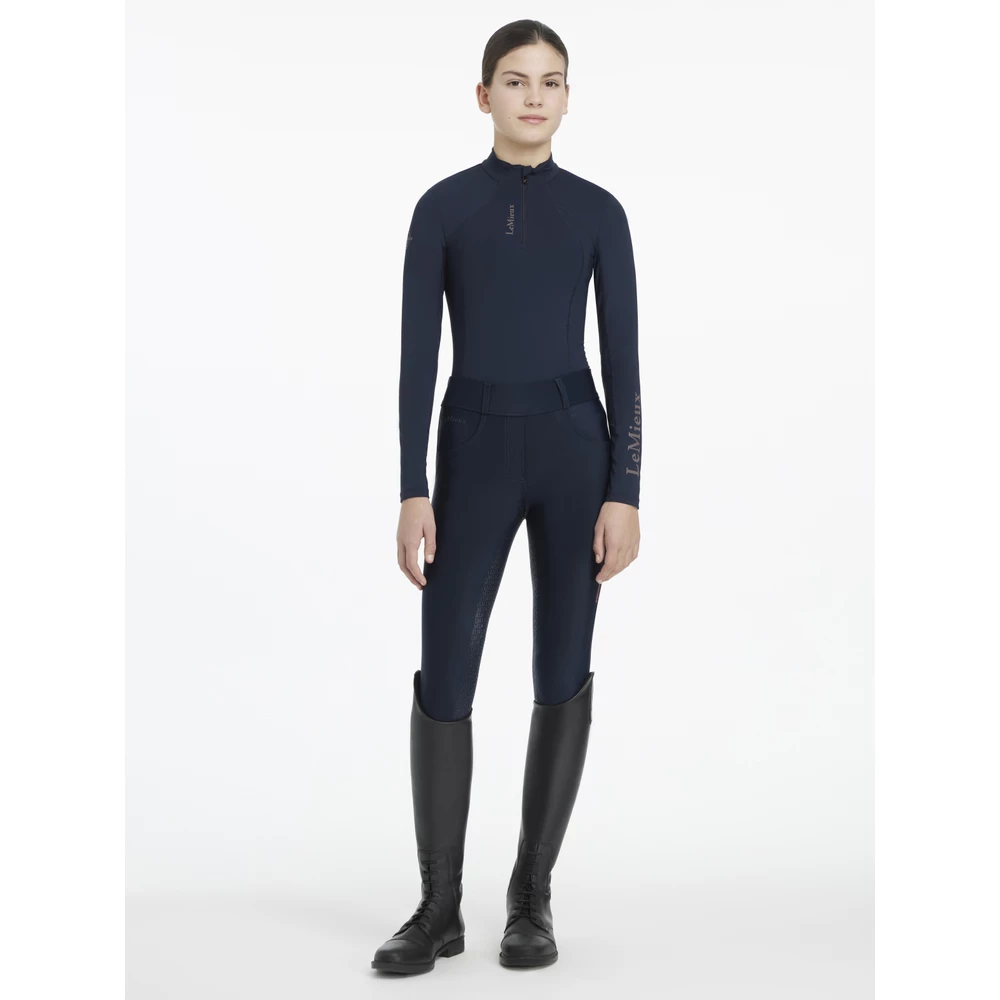 LeMieux Young Rider Classique Base Layer  - Navy in Navy