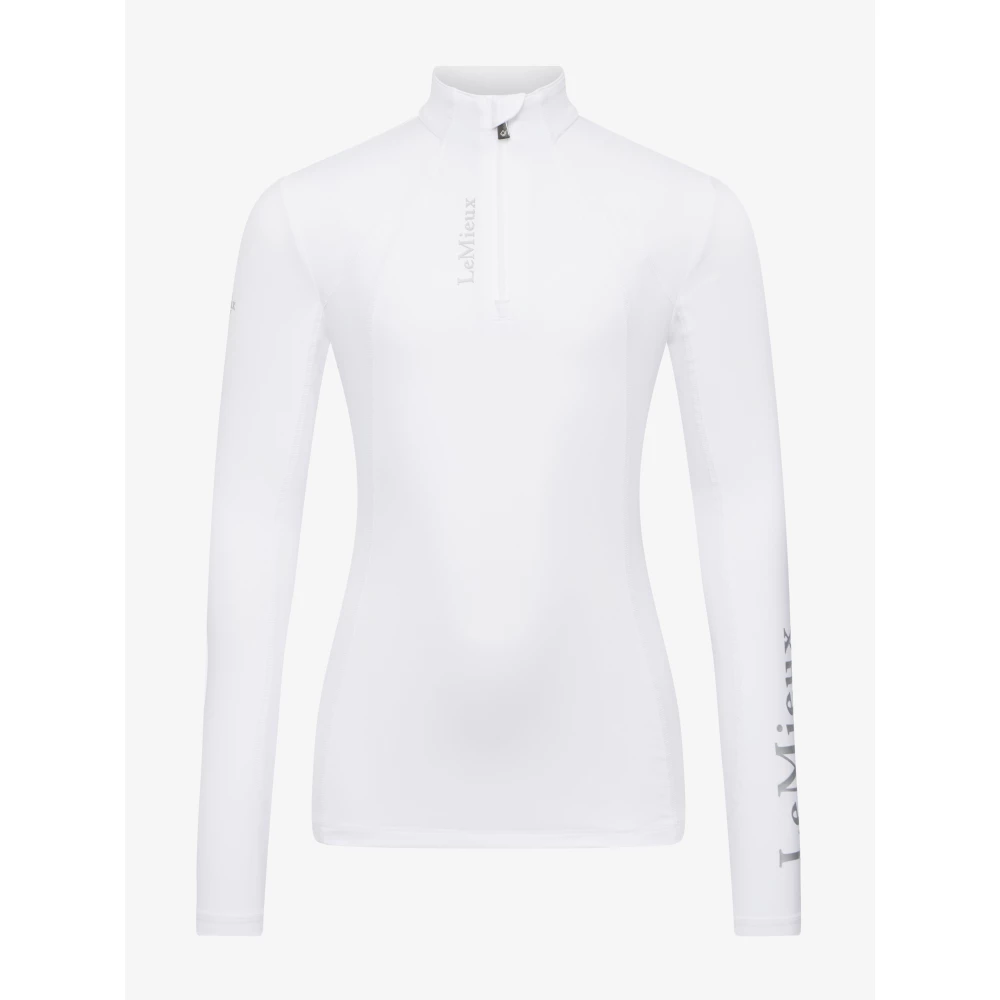 LeMieux Young Rider Classique Base Layer  - White in White