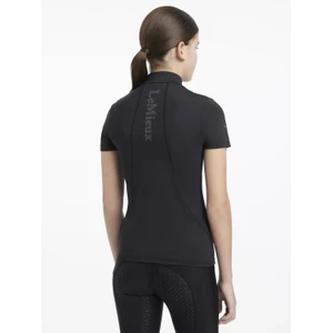 LeMieux Young Rider Classique Short Sleeve Base Layer  - Black in Black