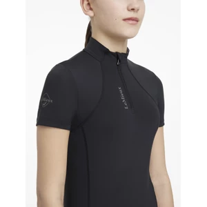 LeMieux Young Rider Classique Short Sleeve Base Layer  - Black in Black