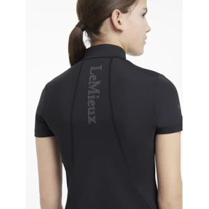 LeMieux Young Rider Classique Short Sleeve Base Layer  - Black in Black
