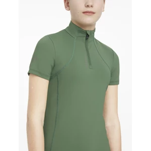 LeMieux Young Rider Classique Short Sleeve Base Layer  - Hunter Green in Hunter Green