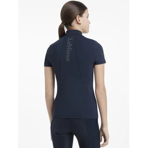 LeMieux Young Rider Classique Short Sleeve Base Layer  - Navy in Navy
