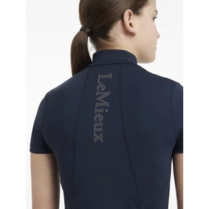 LeMieux Young Rider Classique Short Sleeve Base Layer  - Navy in Navy