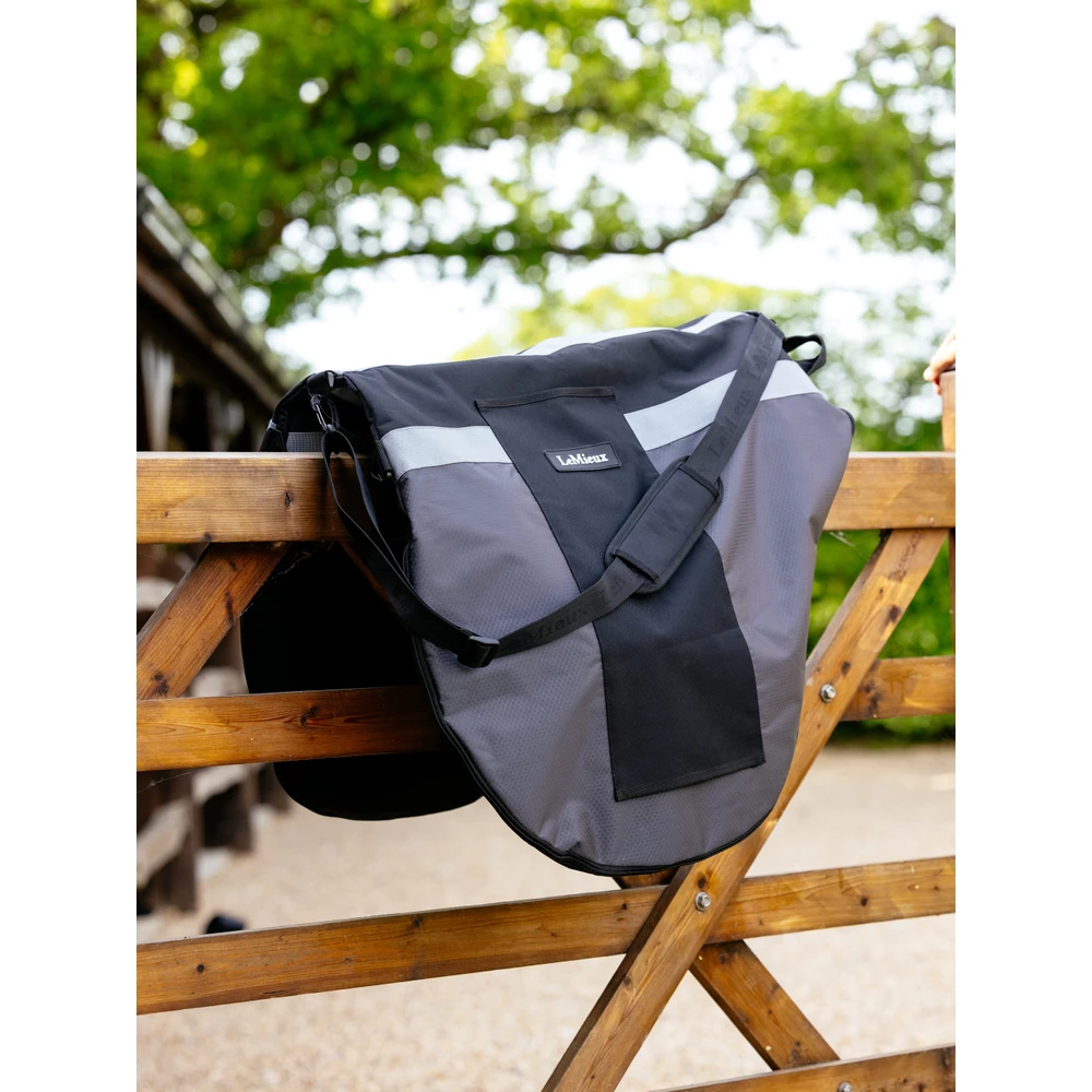 LeMieux Saddle Carry Bag  - Black in Black