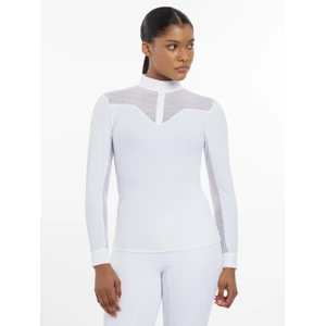 LeMieux Emily Long Sleeve Show Shirt  - White 