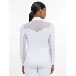 LeMieux Emily Long Sleeve Show Shirt  - White in White