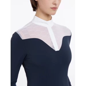 LeMieux Emily Long Sleeve Show Shirt  - Navy 